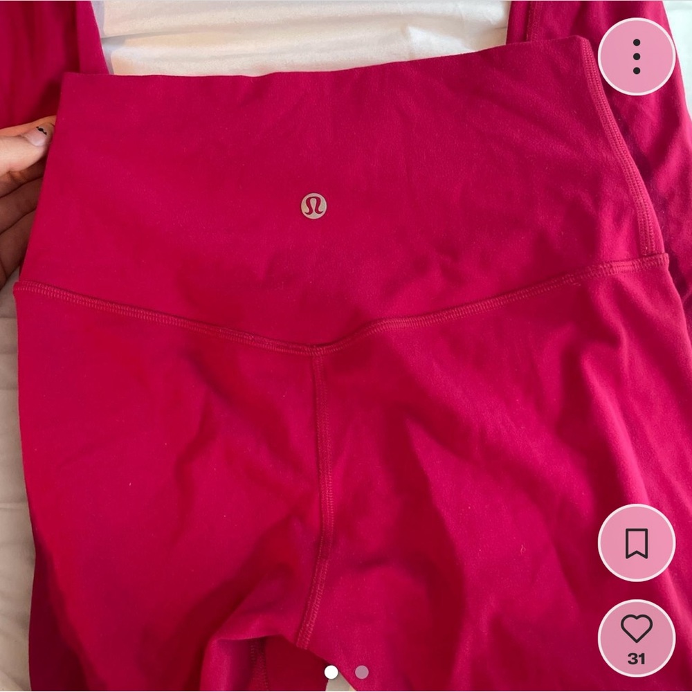 Lululemon Align Leggings — Fuschia